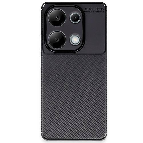 Redmi Note 13 Pro 4G K�l�f Auto Focus Karbon Kapak - Siyah