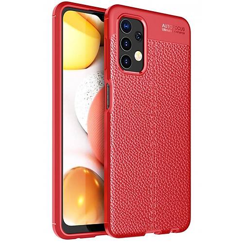 Galaxy A32 K�l�f Auto Focus Kapak - K�rm�z�