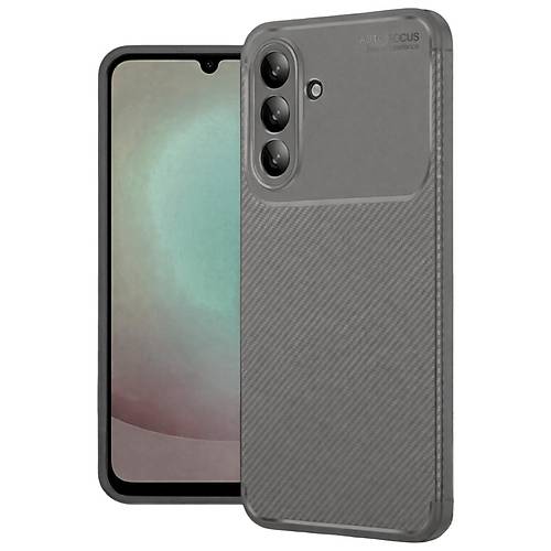 Galaxy A56 K�l�f Auto Focus Karbon Kapak - Gri