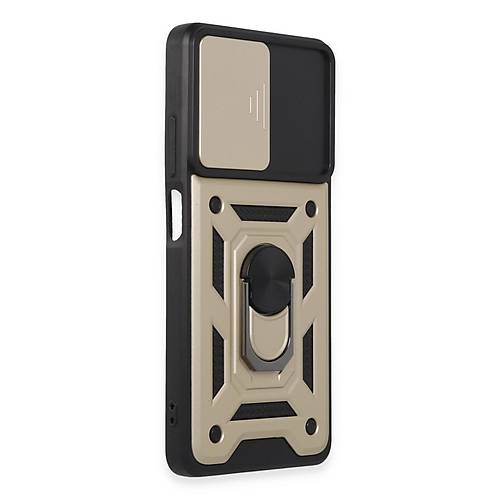Redmi Note 12 Pro 5G K�l�f Pars Lens Y�z�kl� Silikon - Gold