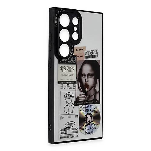 Galaxy S24 Ultra K�l�f Mirror Desenli Kapak - Mirror - 2