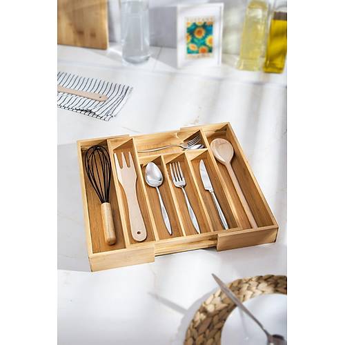 Bambu Ayarlanabilir �ekmece i�i Ka��kl�k & �ekmece ��i Organizer (25*35*5 / 39*35*5)
