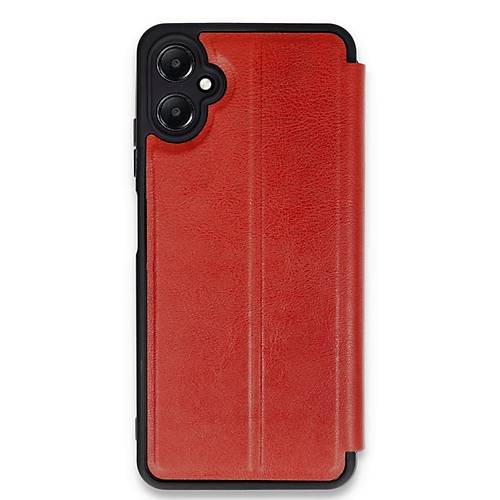 Galaxy A05 K�l�f Flip Cover - K�rm�z�