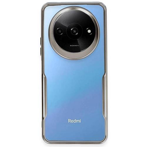 Redmi A3 4G K�l�f Boyi Silikon Kapak - Titan Gri