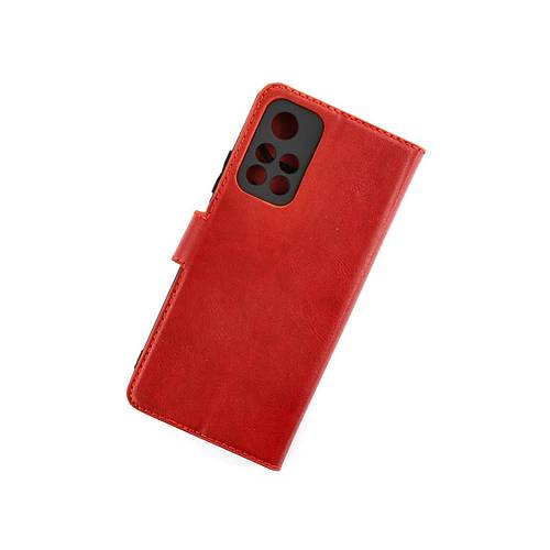 Redmi Note 11T K�l�f Trend S Plus Kapakl� K�l�f - K�rm�z�