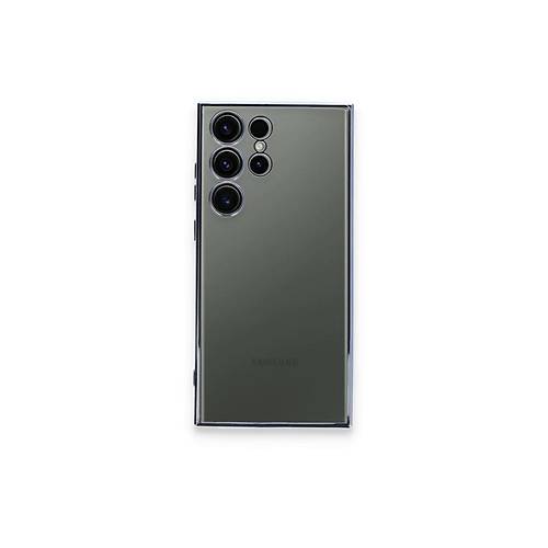 Galaxy S23 Ultra K�l�f Razer Lensli Silikon - A��k Mavi