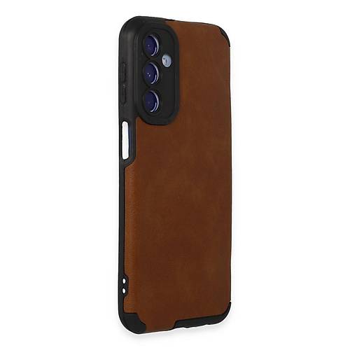Galaxy M34 5G K�l�f Loop Deri Silikon - Kahverengi