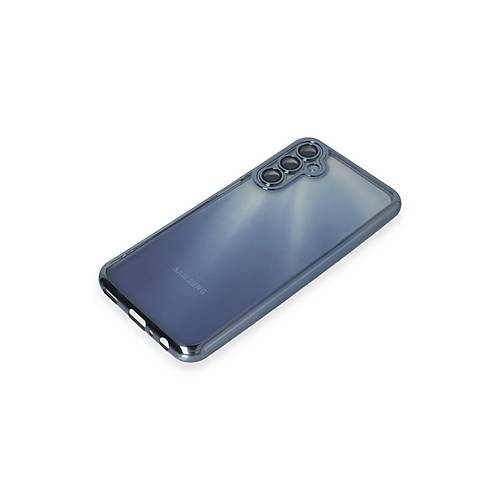 Galaxy A25 5G K�l�f Razer Lensli Silikon - A��k Mavi