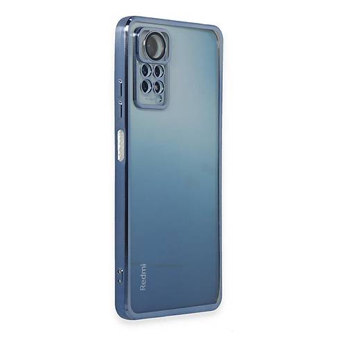 Redmi Note 11 Pro K�l�f Razer Lensli Silikon - A��k Mavi