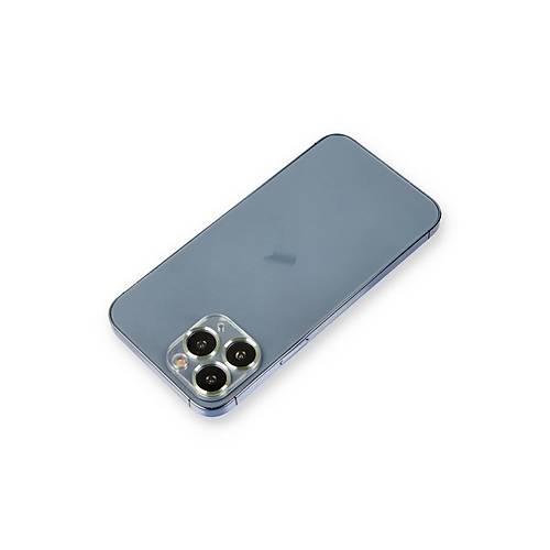iPhone 11 Pro Max Metal Kamera Lens Koruma Cam - A��k Ye�il