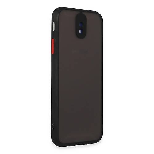 Galaxy J7 Pro / J730 K�l�f Montreal Silikon Kapak - Siyah