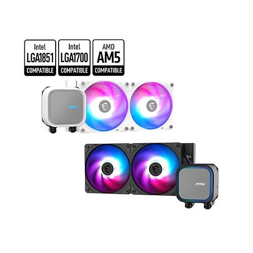 MSI MAG CORELIQUID A13 240 240MM ARGB CPU SIVI SO�UTUCUSU (LGA 1700/1851/AM4/AM5 UYUMLU)