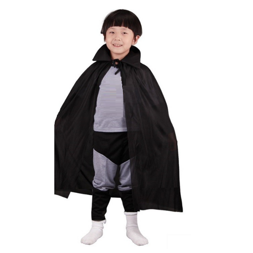 Siyah Renk Yakal� �ocuk Pelerin 90 cm