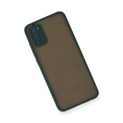 Galaxy A03S K�l�f Montreal Silikon Kapak - Ye�il