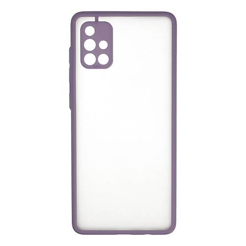 Galaxy A71 K�l�f Montreal Silikon Kapak - Mor