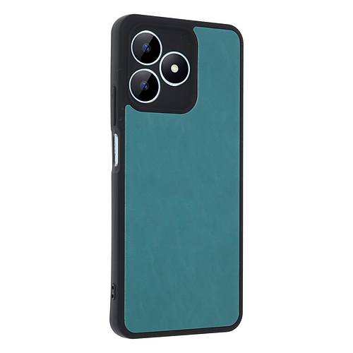Realme Note 50 4G K�l�f Aras Deri Kapak - A��k Ye�il