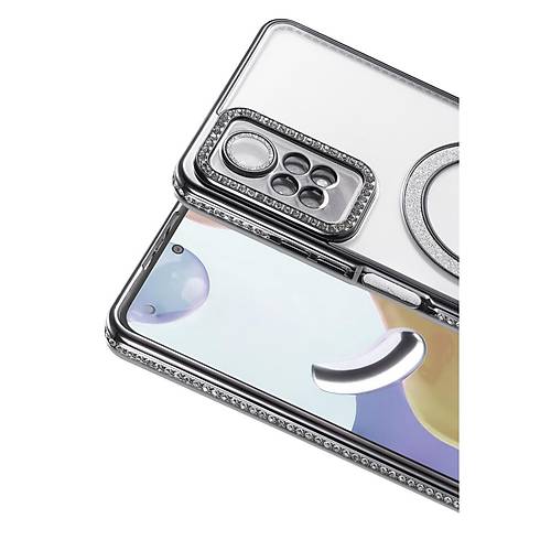 Redmi Note 12 Pro 4G Joke Simli Magneticsafe K�l�f - Siyah