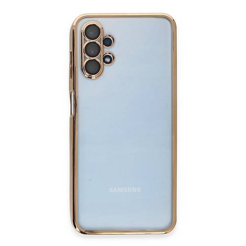 Galaxy A13 4G K�l�f Razer Lensli Silikon - Gold