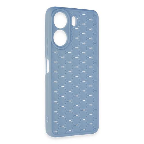 Redmi 13C K�l�f Petek Silikon Kapak - Mavi