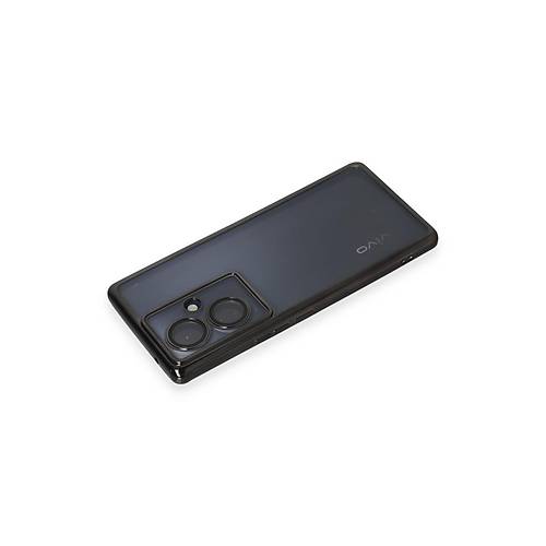V29 Lite K�l�f Razer Lensli Silikon - Siyah