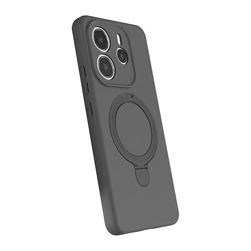 Redmi Note 14 4G Regal Magsafe Standl� Kapak - Titan Gri
