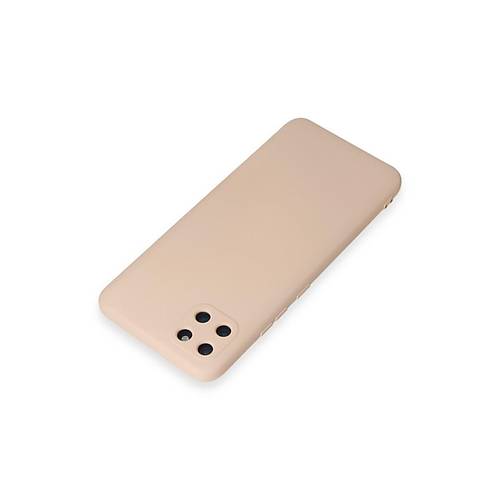 Realme C11 K�l�f Nano i�i Kadife Silikon - Pudra