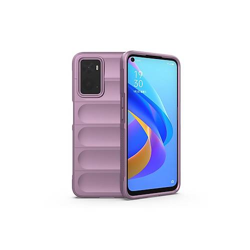 Realme 9i 4G K�l�f Optimum Silikon - Mor