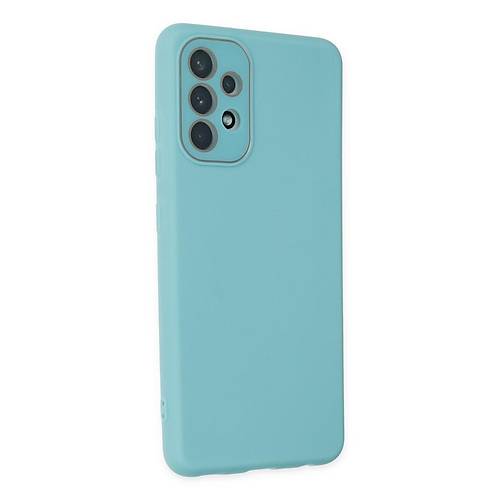 Galaxy A53 5G K�l�f Lansman Glass Kapak - Turkuaz