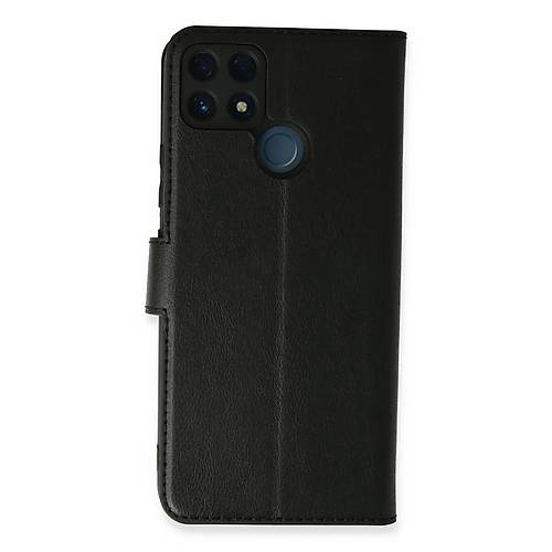 Realme C25 K�l�f Trend S Plus Kapakl� K�l�f - Siyah