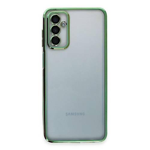 Galaxy M23 K�l�f Razer Lensli Silikon - Ye�il