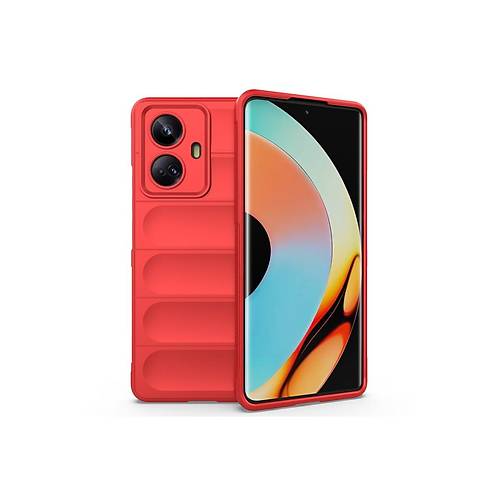 10 Pro 5G K�l�f Optimum Silikon - K�rm�z�