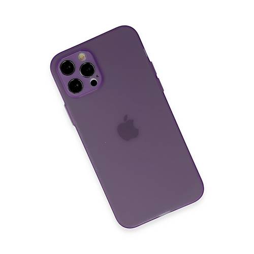 iPhone 12 Pro K�l�f Puma Silikon - Koyu Mor