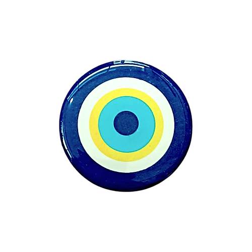 Nazar Boncuk Modeli  Yuvarlak Etiket Damla Sticker 3.5 cm