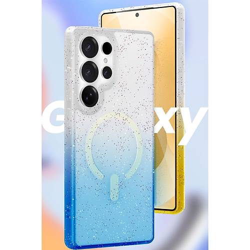 Galaxy S24 Ultra Pummel Shiny Magsafe Kapak - Pembe