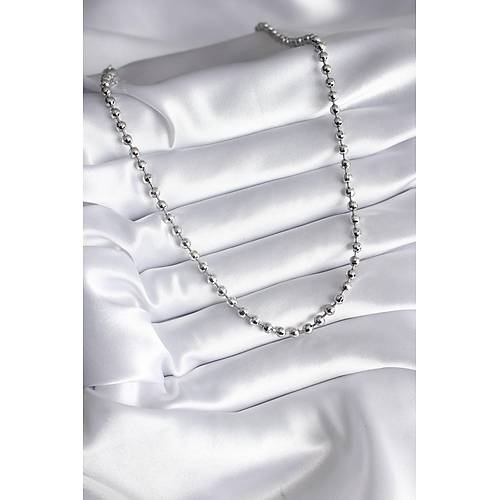 Pirin� G�m�� Renk Top�uk Detay Kad�n Kolye