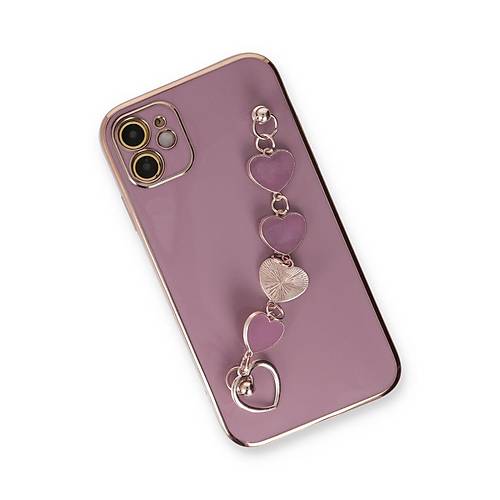 iPhone 12 K�l�f Esila Silikon - Mor