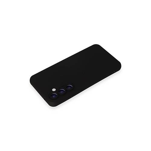Galaxy S24 K�l�f Nano i�i Kadife Silikon - Siyah