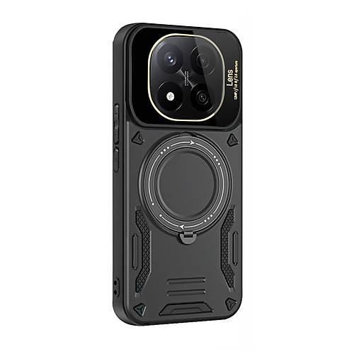 14T Pro K�l�f Joy Lens Standl� Kapak - Siyah