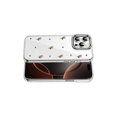 iPhone 16 Pro Fiyonk Desenli Kapak - Desen 6