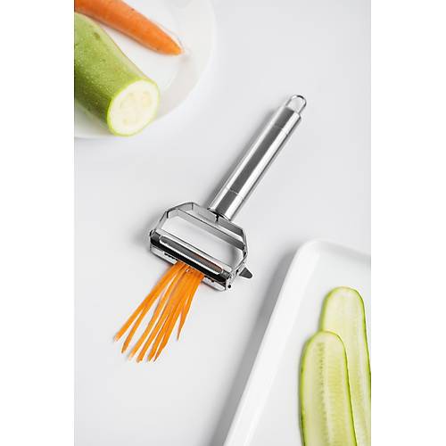 Paslanmaz �elik Sebze Meyve Julyen Soyucu & Do�ray�c� 17 Cm