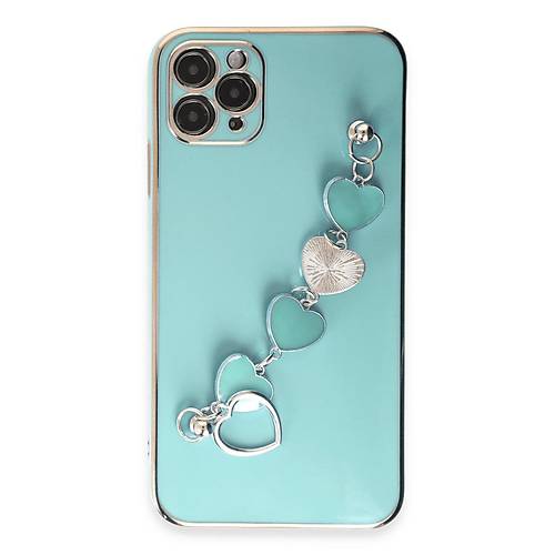 iPhone 11 Pro K�l�f Esila Silikon - Su Ye�ili