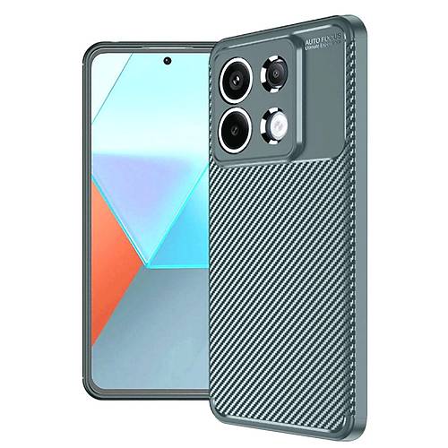 Redmi Note 13 Pro 4G K�l�f Auto Focus Karbon Kapak - Gri