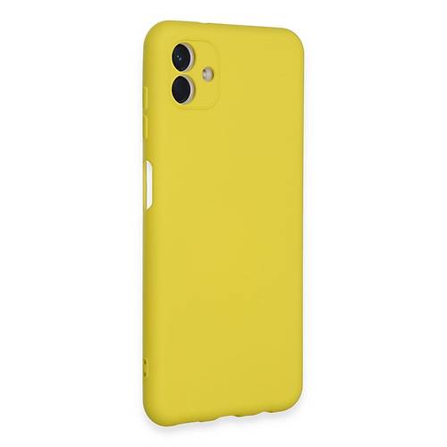 Galaxy A04E K�l�f Nano i�i Kadife Silikon - Sar�