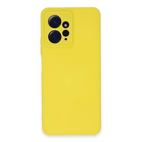 Redmi Note 12 4G K�l�f Nano i�i Kadife Silikon - Sar�