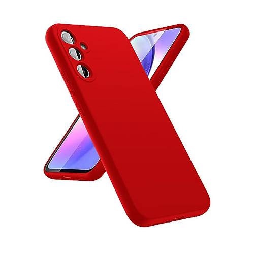 Galaxy A24 4G K�l�f First Silikon - K�rm�z�