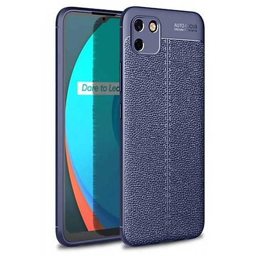 Realme C11 K�l�f Auto Focus Kapak - Lacivert