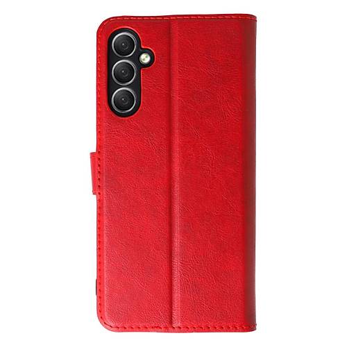 Galaxy A24 4G K�l�f Trend S Plus Kapakl� K�l�f - K�rm�z�