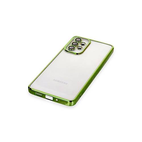 Galaxy A33 5G K�l�f Razer Lensli Silikon - Ye�il