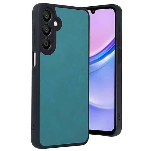 Galaxy A16 5G K�l�f Aras Deri Kapak - A��k Ye�il