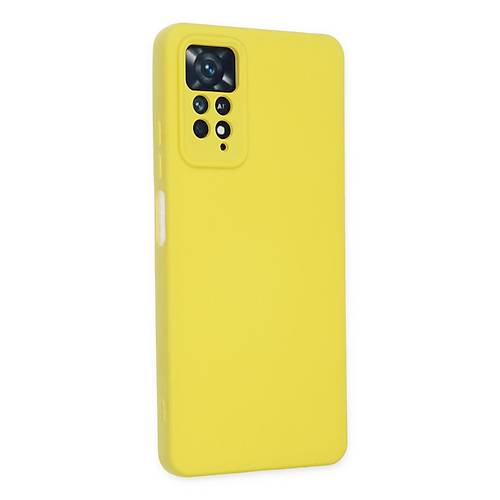 Redmi Note 11 Pro K�l�f Nano i�i Kadife Silikon - Sar�